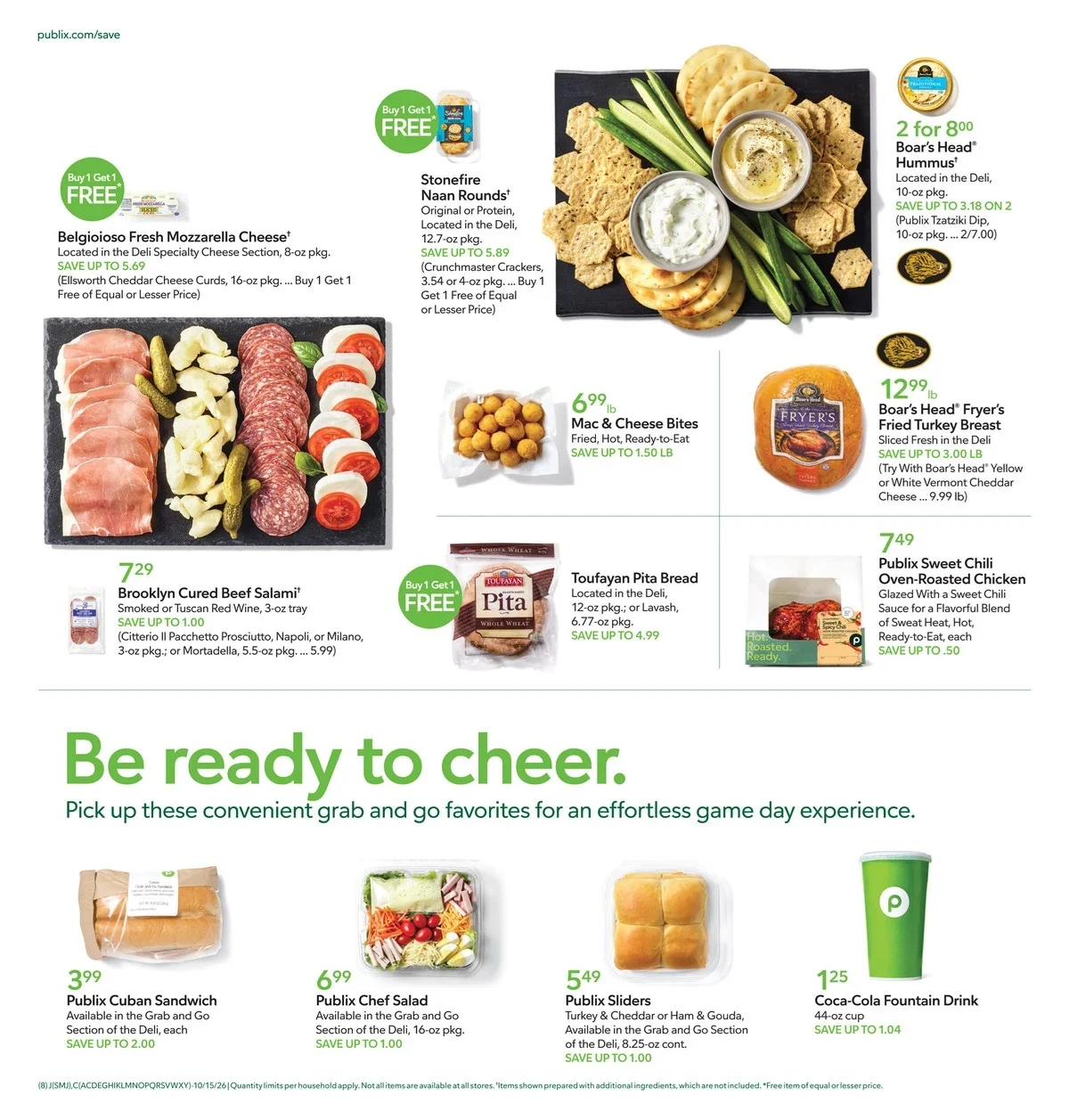 Publix Weekly Ad Deals October 21 - 27, 2026 - Image 2 October 14 - 20