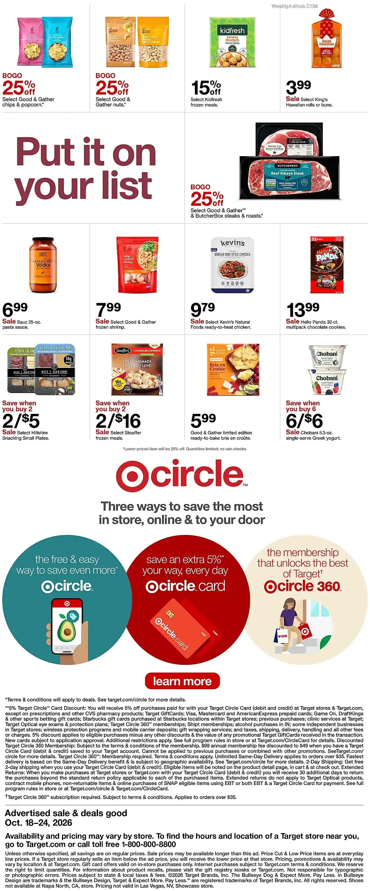Target Weekly Ad Deals October 18 - October 24, 2026 - Image 1 October 18 - 24